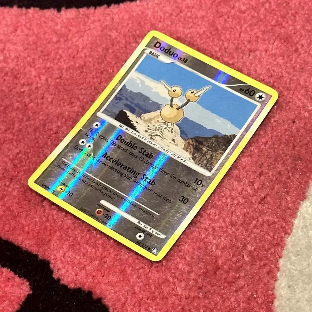 Doduo Reverse Holo #80 – Pokémon Mysterious Treasures – As Pictured